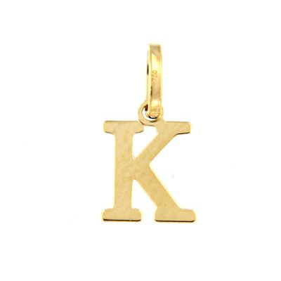 Iniciales pequeñas Oro lisas (Oro 18k)