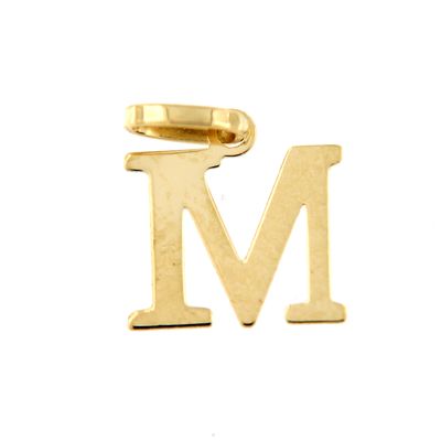 Iniciales pequeñas Oro lisas (Oro 18k)