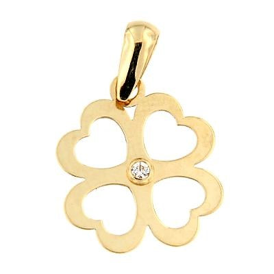 Colgante Trébol 4 hojas (Oro 18k)