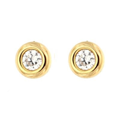 Par de Pendientes Donut 4 mm (Oro 9K)