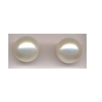 Par de Pendientes Perla 8 mm (Oro 18K)