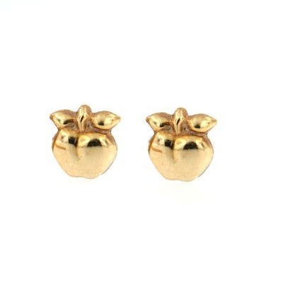 Par de Pendientes Mini Manzana (Oro 18k)