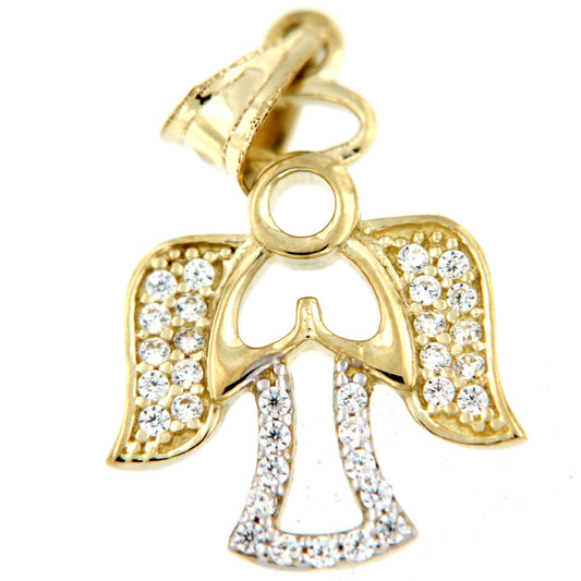 Colgante Ángel con Circonitas (Oro 9K)