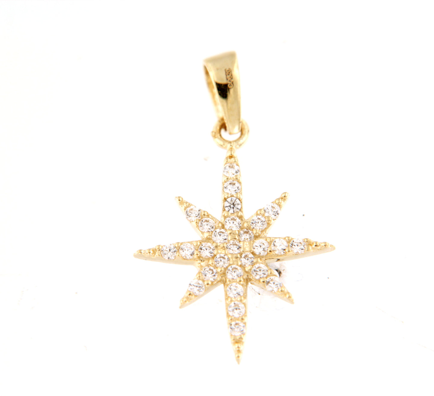 Colgante Estrella Fugaz Multipiedra (Oro 9K)