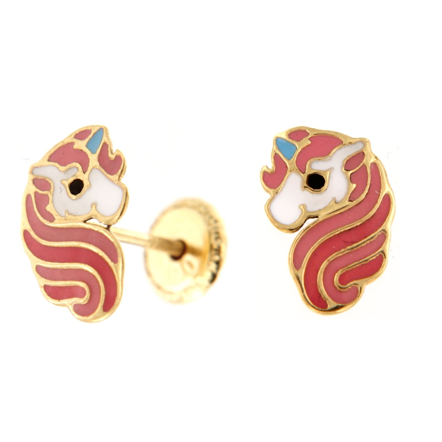 Par de Pendientes Unicornio "Lily" (Oro 9K)