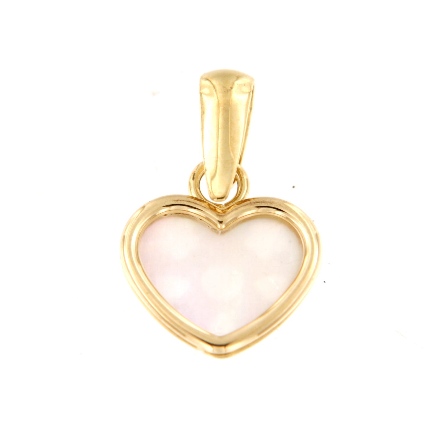Colgante Mini Corazón Nácar (Oro 18K)