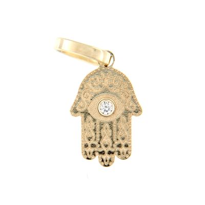 Colgante Mano de Fatma (Oro 9k)
