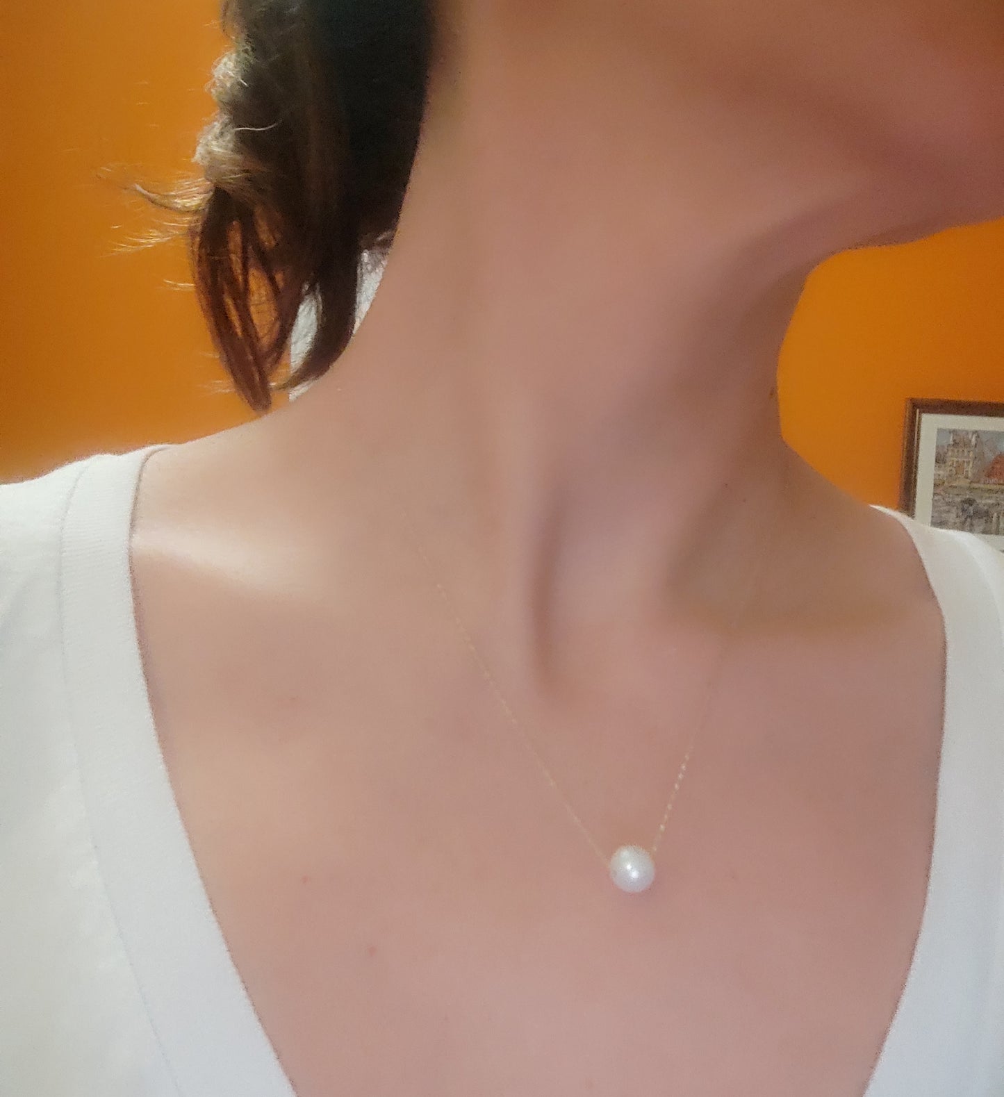 Gargantilla oro Perla (Oro 9K)