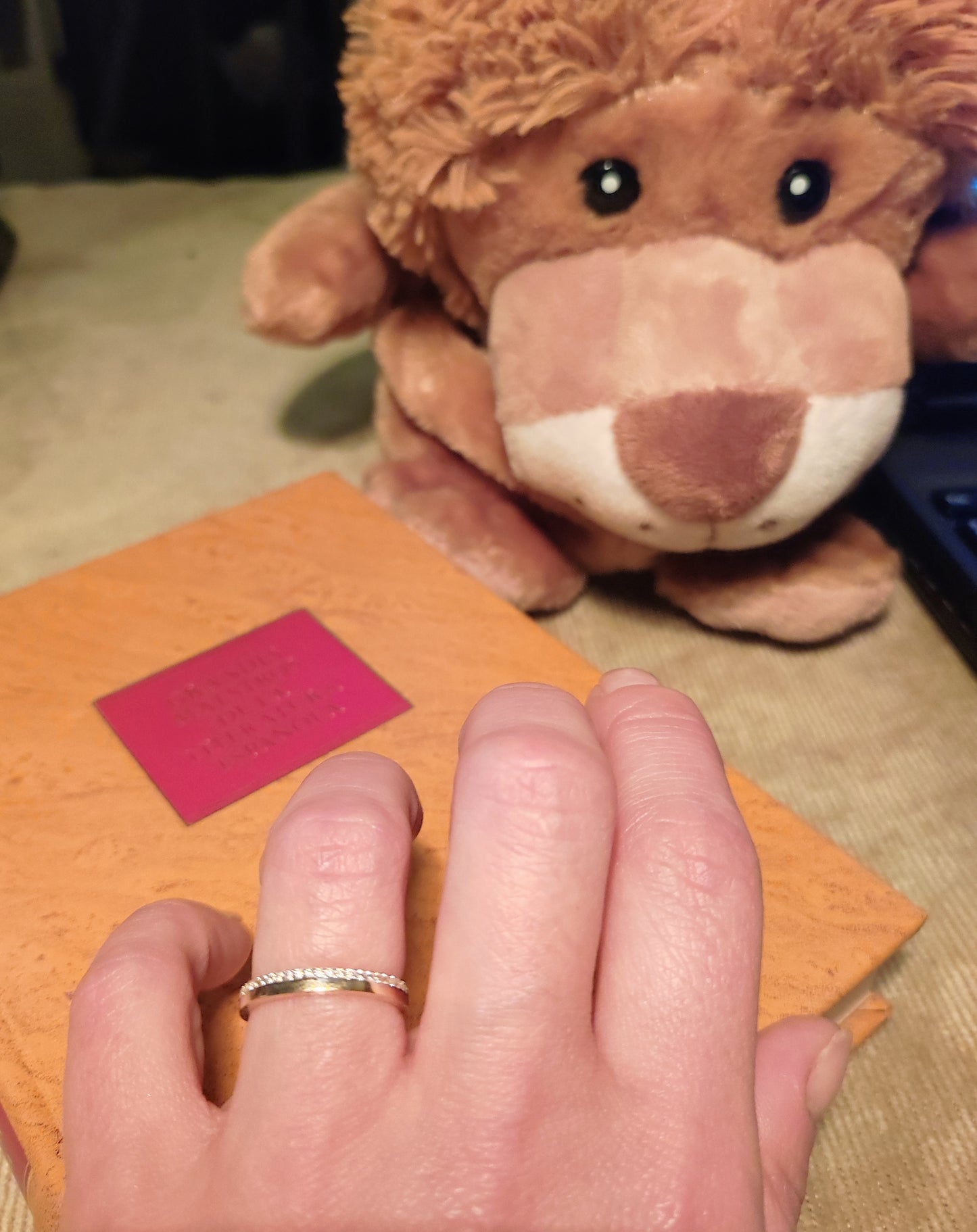 Anillo Alianza Oro circonitas (Oro 18K)