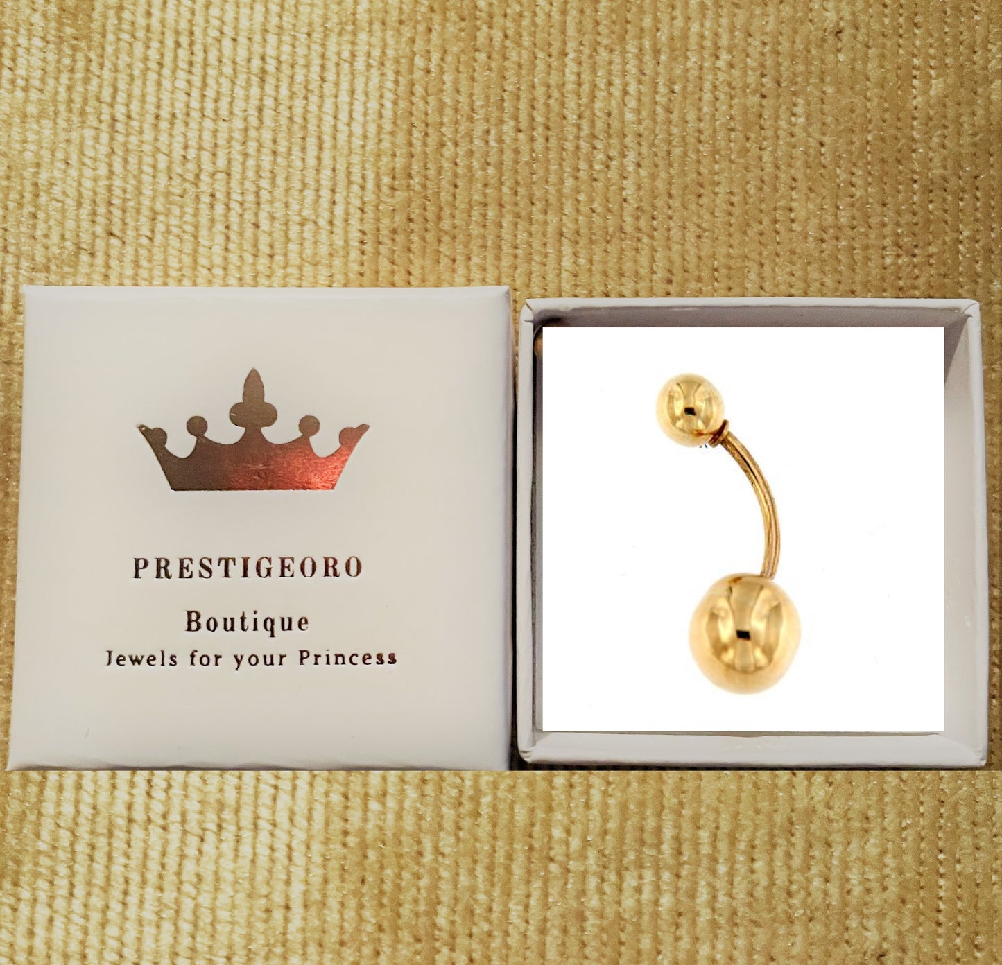 Piercing Ombligo Bola (Oro 9K)