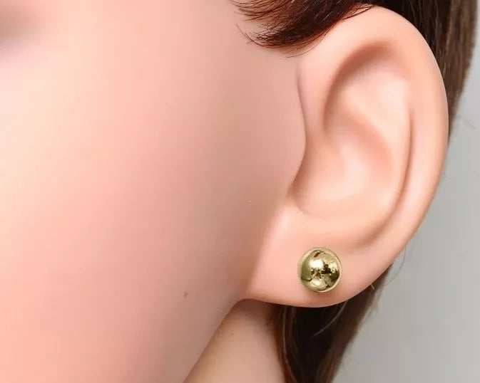 Par de Pendientes Bola 8 mm (Oro 9K)