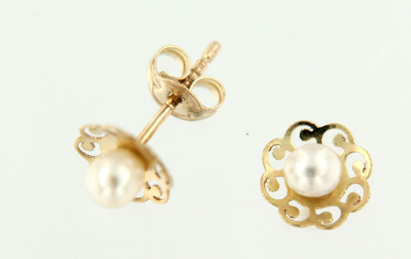 Par de Pendientes Pearl Sun (Oro 9K)