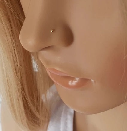 Piercing Nariz Bolita 2 mm (Oro 9K)