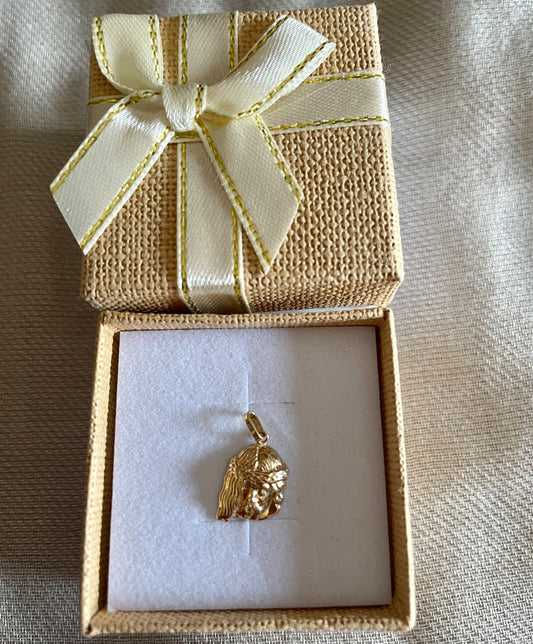 Colgante oro Rostro de Cristo (Oro 9K)