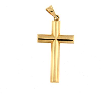 Cruz oro 32mm lisa (Oro 9k)
