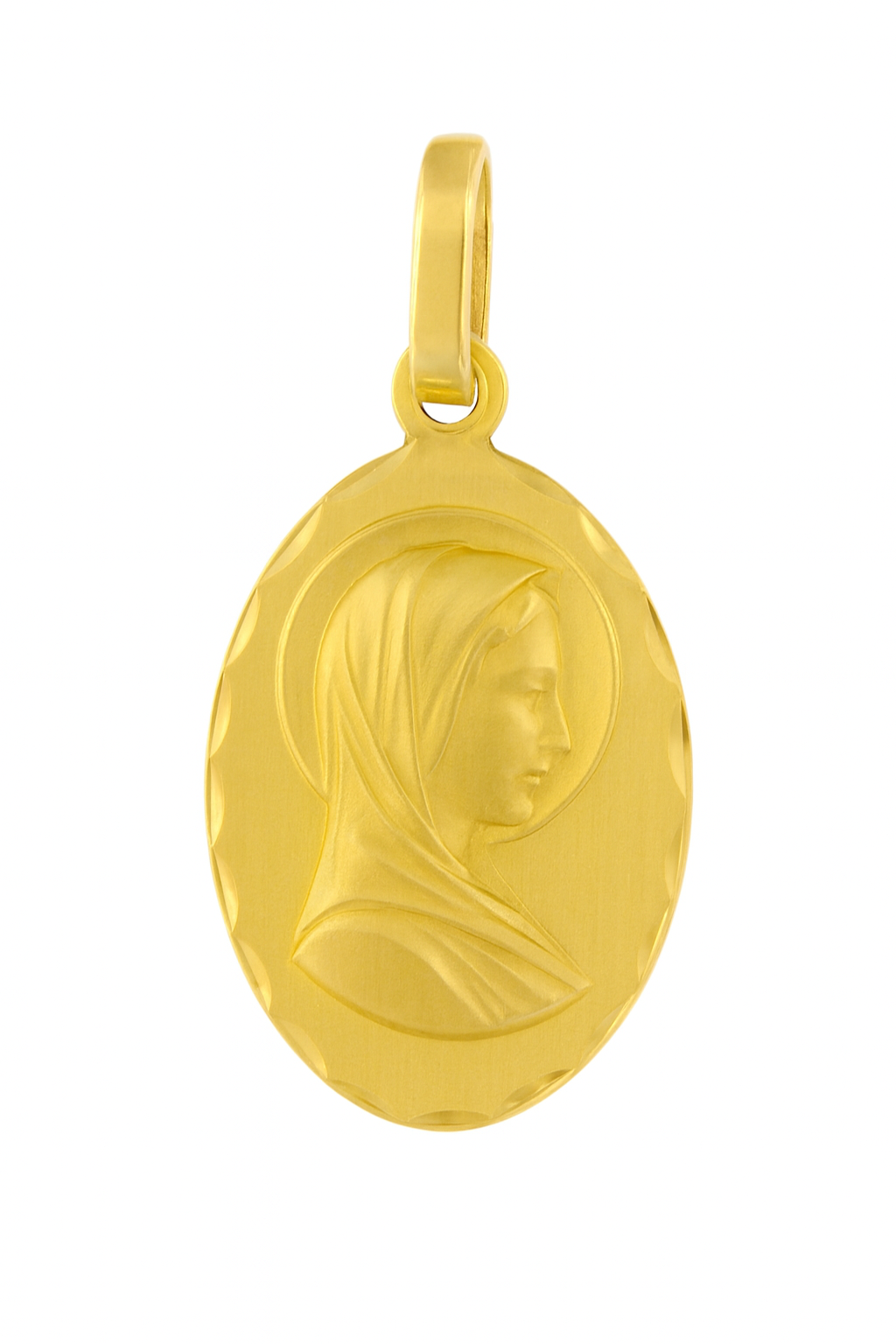 Medalla oro Virgen María  (Oro18K)