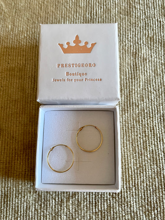 Aros oro 1,00mmx16mm (Oro 18K)