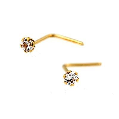 Piercing Nariz Garra Red. 2 mm (Oro 9K)