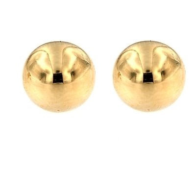 Par de Pendientes Bola 7 mm (Oro 9K)