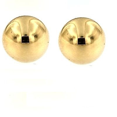 Par de Pendientes Bola 8 mm (Oro 9K)