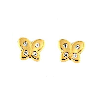 Pendientes oro Mini Mariposa II (Oro 18K)