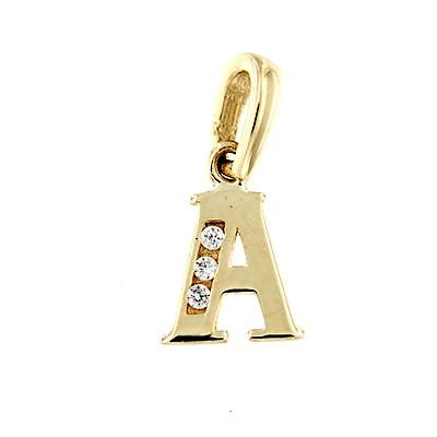 Colgante Letra "A" (Oro 9K)