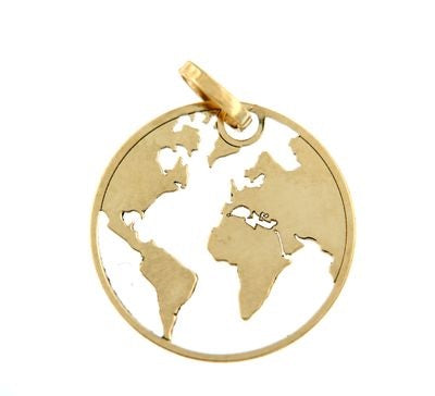 Colgante Mapamundi (Oro 9K)