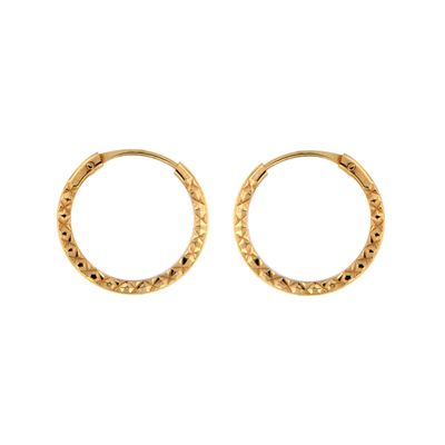 Aros 1,45mmx14 mm tallado (Oro 9K)