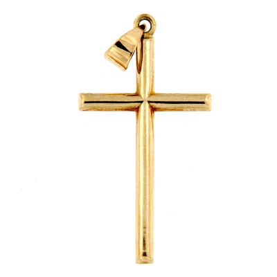 Cruz 30mm Lisa (Oro 9K)